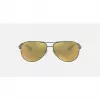 Ray-Ban RB8313 Chromance Aviator Okulary Przeciwsłoneczne Gunmetal Green Mirror Polarized 61mm