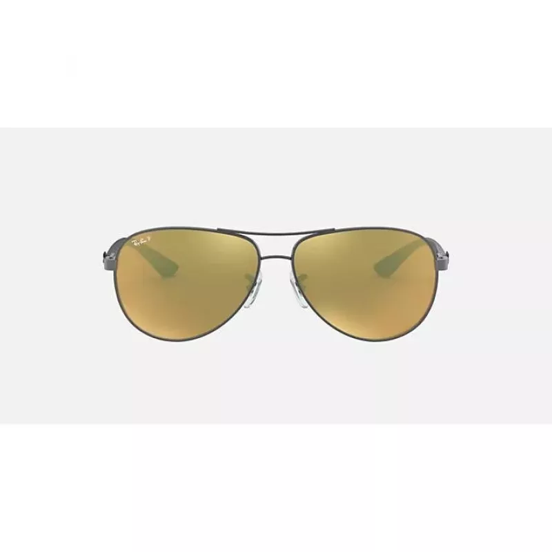 Ray-Ban RB8313 Chromance Aviator Okulary Przeciwsłoneczne Gunmetal Green Mirror Polarized 61mm