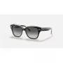 Ray-Ban RB9186S Okulary przeciwsłoneczne dziecięce 711611 Przezroczysta niebieska oprawka Soczewki gradientowe szare 46mm