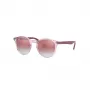Ray-Ban RJ9064S7052V0 Okulary przeciwsłoneczne dla dzieci Transparentny Niebieski 44mm