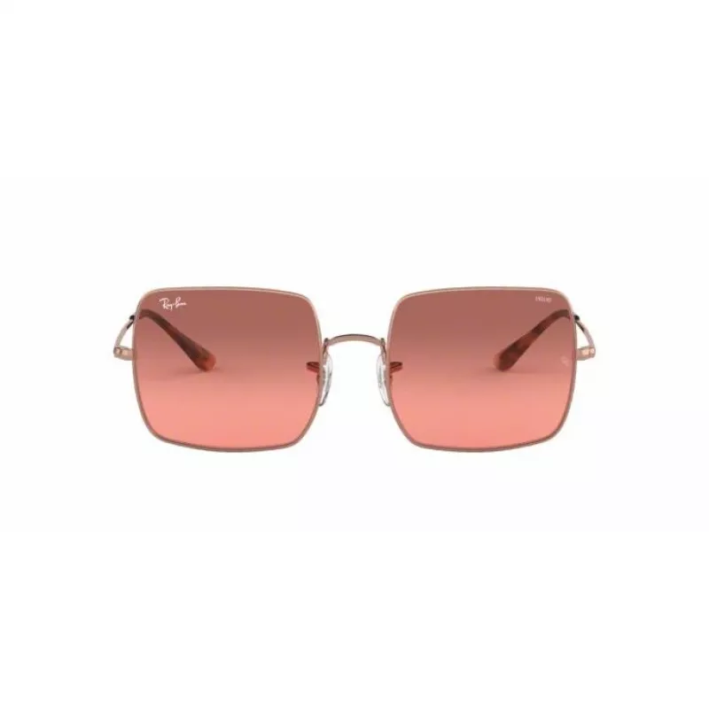 Ray-Ban Square 1971 RB1971 Okulary przeciwsłoneczne Złote Ciemnoszare 54mm Unisex