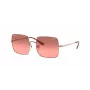 Ray-Ban Square 1971 RB1971 Okulary przeciwsłoneczne Złote Ciemnoszare 54mm Unisex