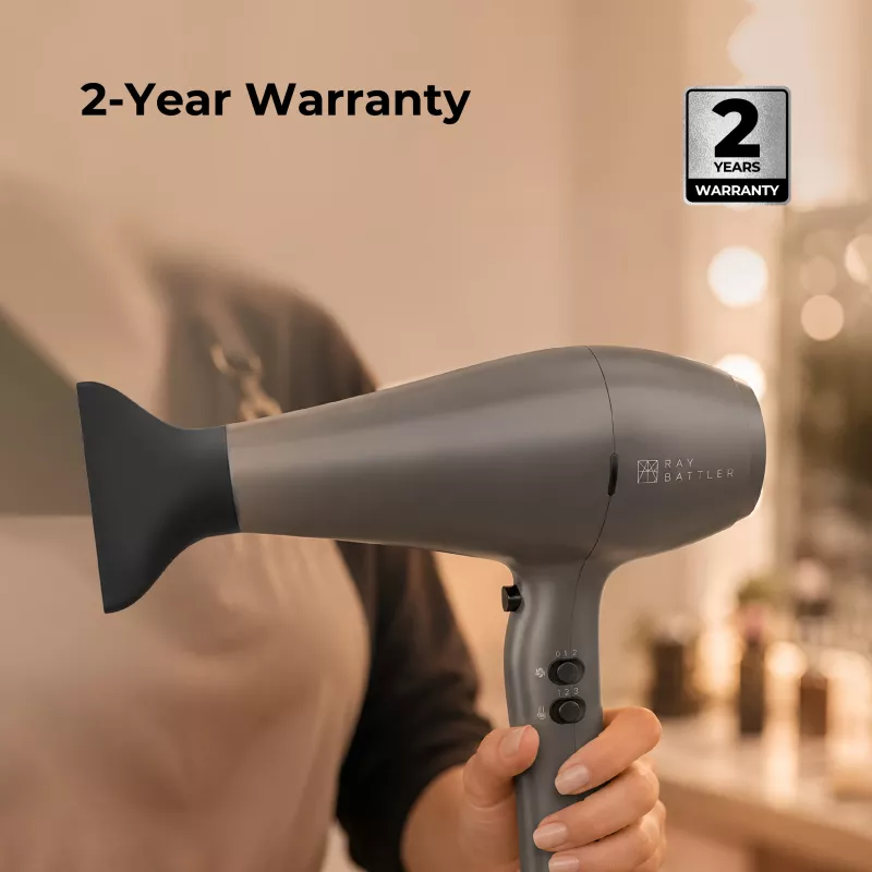 Ray Battler RB 0911 Suszarka do włosów HD-0911 - 2000W jonowa ceramiczna z funkcją zimnego nawiewu, czarna