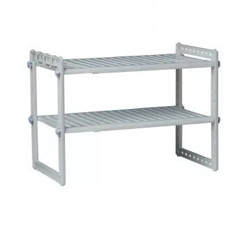 RAYEN 6018 Rozsuwana Półka do Zlewu Kuchennego Szara 320-570 mm