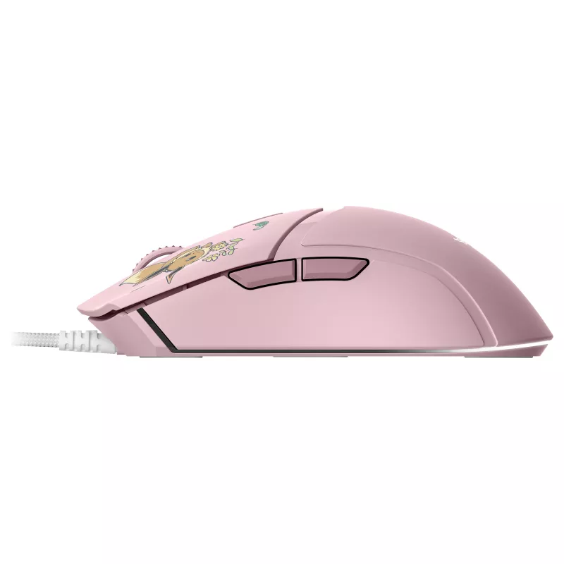 Razer Cobra – Pikachu & Eevee Edition Przewodowa Mysz Gamingowa, Sensor Optyczny 8500 DPI, Podświetlenie Chroma RGB, 6 Programowalnych Przycisków, Symetryczna dla Praworęcznych