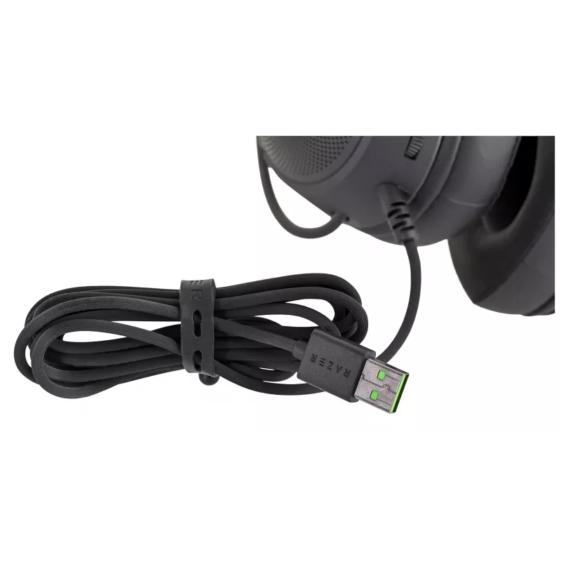 Razer Kraken V3 X RGB Wired Black - Przewodowe słuchawki gamingowe - Odnowione (Czarny)