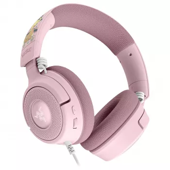 Razer Kraken V4 X Pokémon Pikachu & Eevee Edition Przewodowy zestaw słuchawkowy gamingowy, USB-A, 7.1 Surround, Chroma RGB