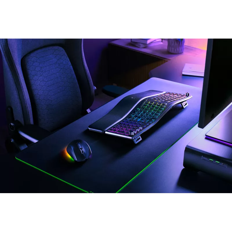 Razer Pro Type Ergo Bezprzewodowa Klawiatura US Układ Bluetooth Scissor-Switch Membrane