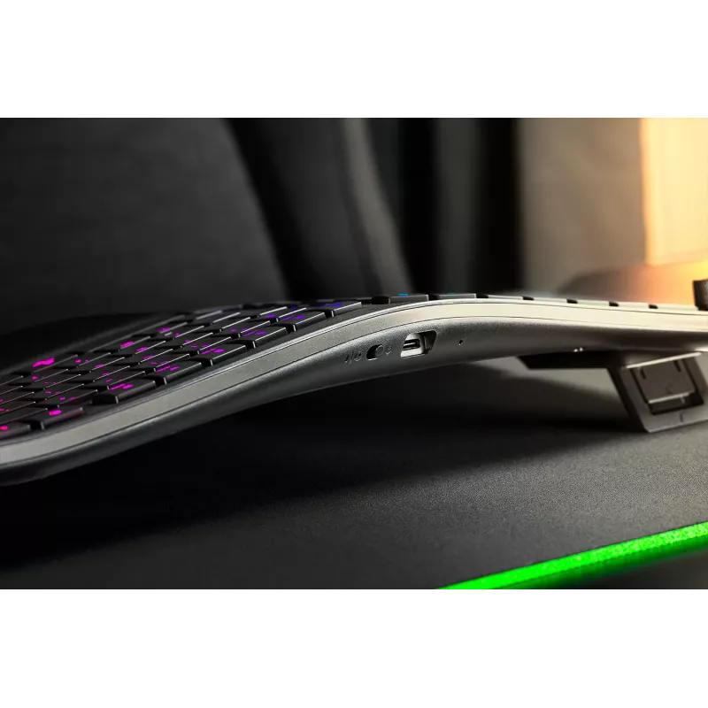 Razer Pro Type Ergo Bezprzewodowa Klawiatura US Układ Bluetooth Scissor-Switch Membrane
