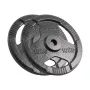 REBEL ACTIVE Zestaw odważników żeliwnych 2x10kg, otwór 31mm, krążki z uchwytami, czarny