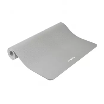 REBEL ACTIVE Mata do ćwiczeń 190x115x2 cm NBR Szara – Joga, Pilates, Fitness