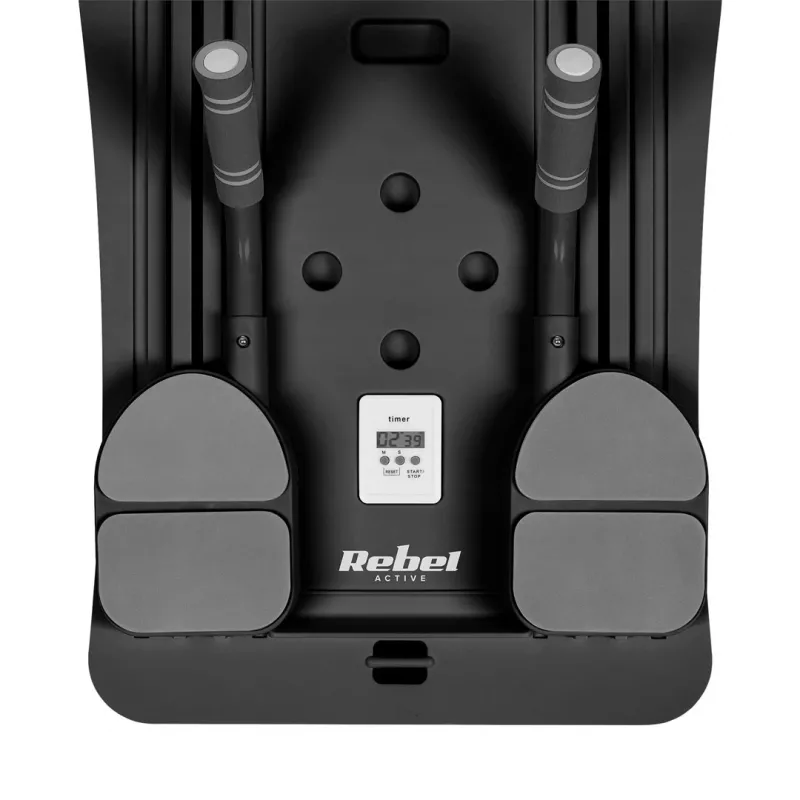 Rebel Active Home Pilates Set, 9-in-1 Multifunctional Fitness Equipment, Black RBA-3069-BK