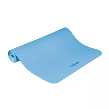 REBEL ACTIVE Mata do ćwiczeń TPE 200x90x1 cm Niebieska do jogi, pilatesu, fitness