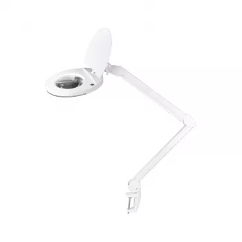 REBEL Lampa inspekcyjna z lupą 5D 8W (60 SMD) - Biała