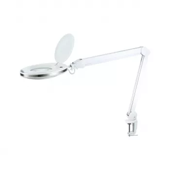 REBEL Lampka inspekcyjna z lupą 10W, 6500K