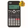REBELL Kalkulator Naukowy SC2080 – 240 funkcji, 2-linijkowy LCD, zasilany bateryjnie, czarny