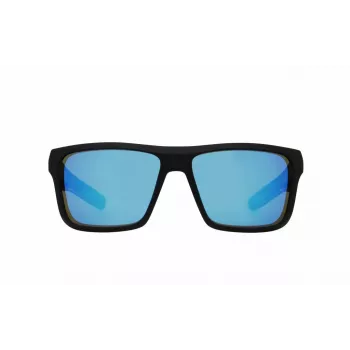 Red Bull Spect Kane Okulary Przeciwsłoneczne - Matowa Czerń / Smoke z Niebieskim Revo Mirror