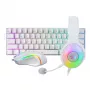 REDRAGON 3-w-1 Przewodowy Zestaw Gamingowy - Klawiatura, Mysz, Słuchawki - Biały