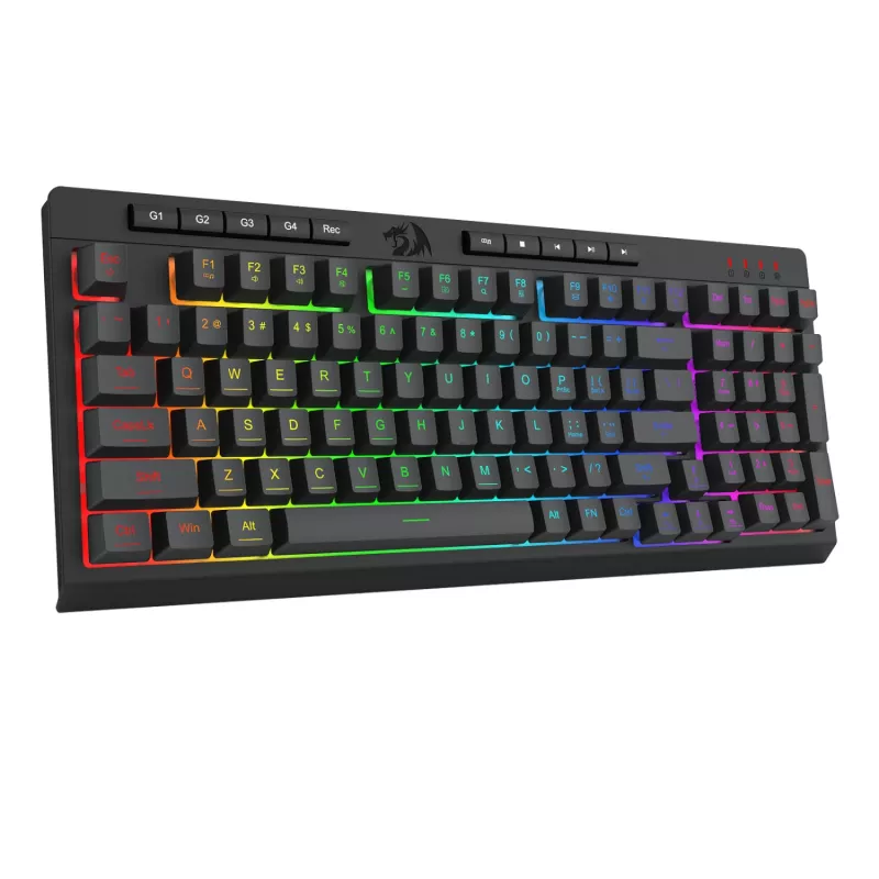 Redragon 4-w-1 Zestaw Gamingowy: RGB Klawiatura, Mysz, Podkładka i Słuchawki