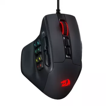 REDRAGON Aatrox 6200DP RGB MMO Gaming Mysz - Czarny