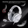 REDRAGON AURORA Nauszniki gamingowe nauszne - Biały (50mm przetworniki, RGB LED, odpinany mikrofon)