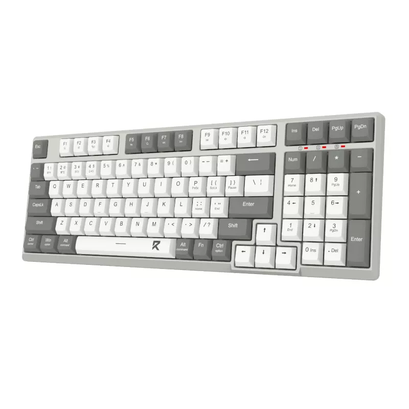 Redragon BK-7113 SCISSOR Pełnowymiarowa przewodowa klawiatura gamingowa USB - podświetlenie RGB, niskoprofilowe przełączniki nożycowe, 104 klawisze, Anti-Ghosting, czarna