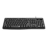 Redragon BK-7366 Pełnowymiarowa ergonomiczna przewodowa klawiatura membranowa biurowa - czarna