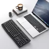 Redragon BK-7367 Pełnowymiarowa ergonomiczna bezprzewodowa klawiatura membranowa biurowa - czarna