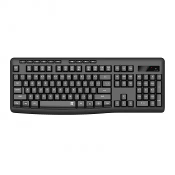 Redragon BK-7367 Pełnowymiarowa ergonomiczna bezprzewodowa klawiatura membranowa biurowa - czarna