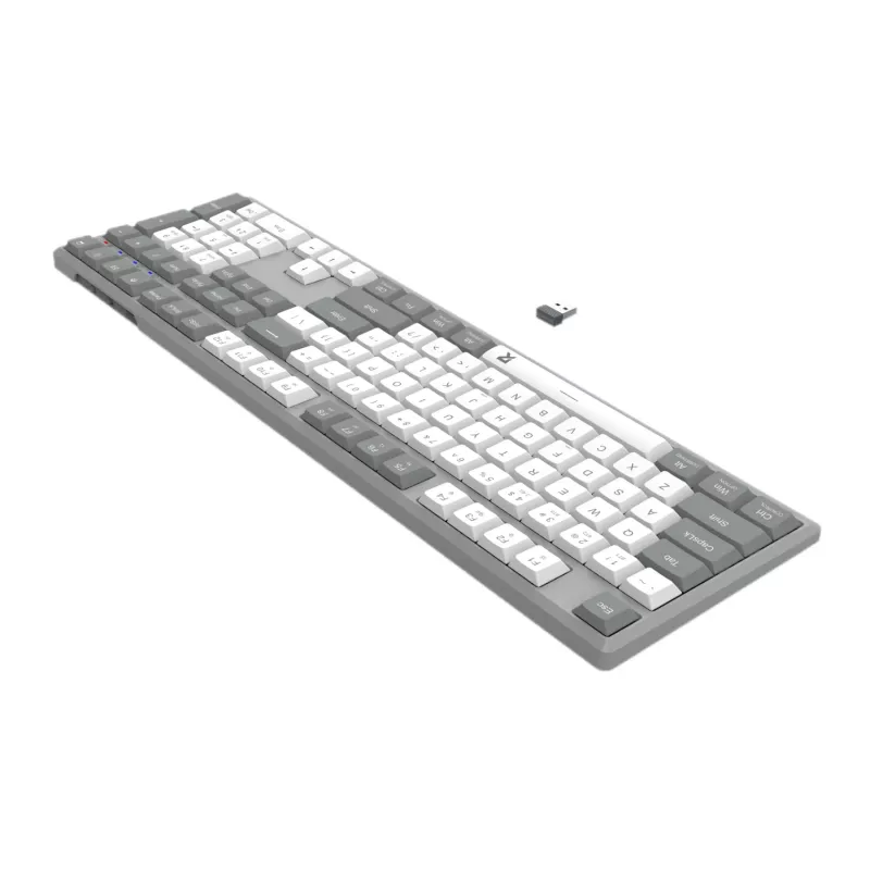 Redragon BK-7485 Bezprzewodowa klawiatura biurowa - Szary