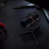 REDRAGON BLAZAR Kardioidalny mikrofon USB do gier ze statywem, pop-filtrem i zawieszeniem antywstrząsowym - czarny