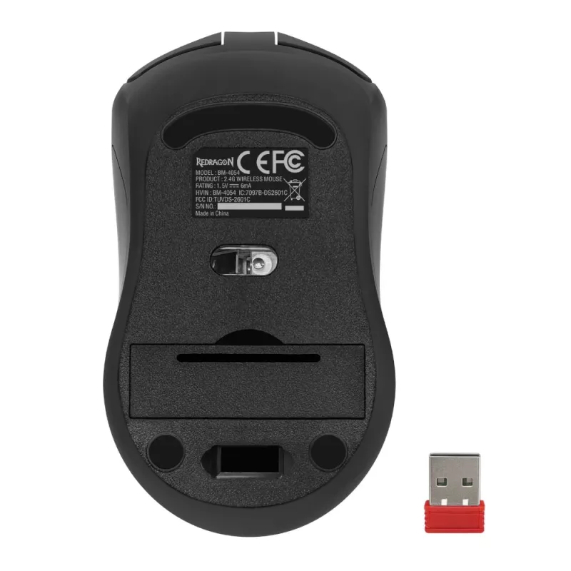 Redragon BM-4054 Bezprzewodowa mysz gamingowa, 10000 DPI, 2,4GHz, RGB, ładowalna USB-C