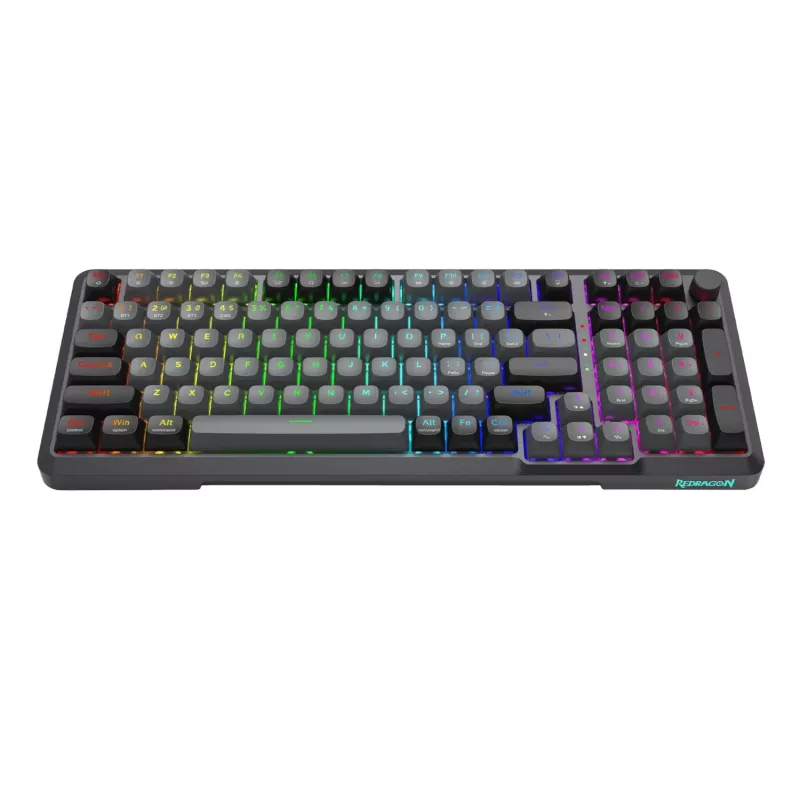 Redragon BRAGI PRO K688 98+1 Bezprzewodowa Klawiatura Mechaniczna z Montażem Gasket (Triple Mode, RGB, Hot-Swappable, Cream Linear Switches)