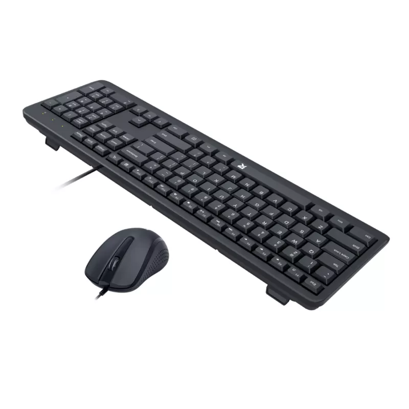 Redragon BS-7092 Przewodowy zestaw klawiatury i myszy gamingowej, podświetlenie RGB, 3200 DPI, czarny