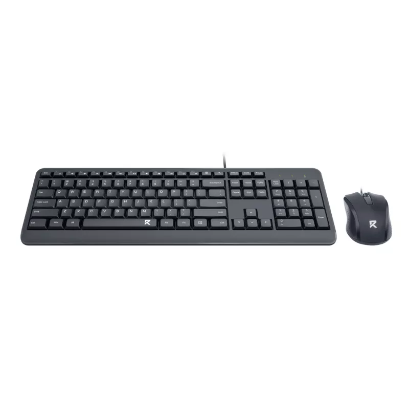 Redragon BS-7092 Przewodowy zestaw klawiatury i myszy gamingowej, podświetlenie RGB, 3200 DPI, czarny