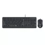 Redragon BS-7092 Przewodowy zestaw klawiatury i myszy gamingowej, podświetlenie RGB, 3200 DPI, czarny