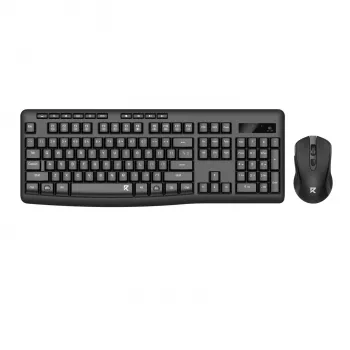 Redragon BS-7367-A Zestaw bezprzewodowy klawiatura i mysz - Czarny, pełnowymiarowa membranowa, 2,4 GHz, regulowane DPI