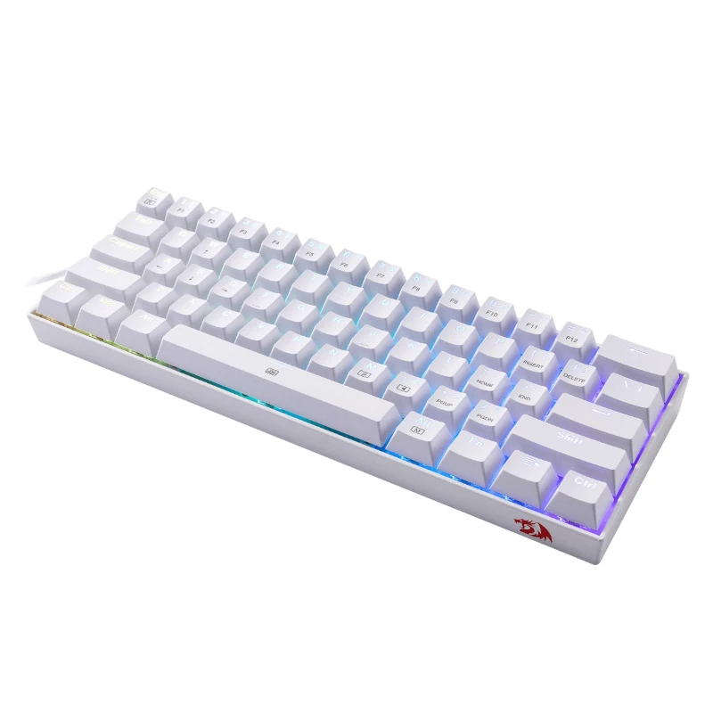 REDRAGON DRAGONBORN Przewodowa klawiatura mechaniczna RGB 67 klawiszy - Biała