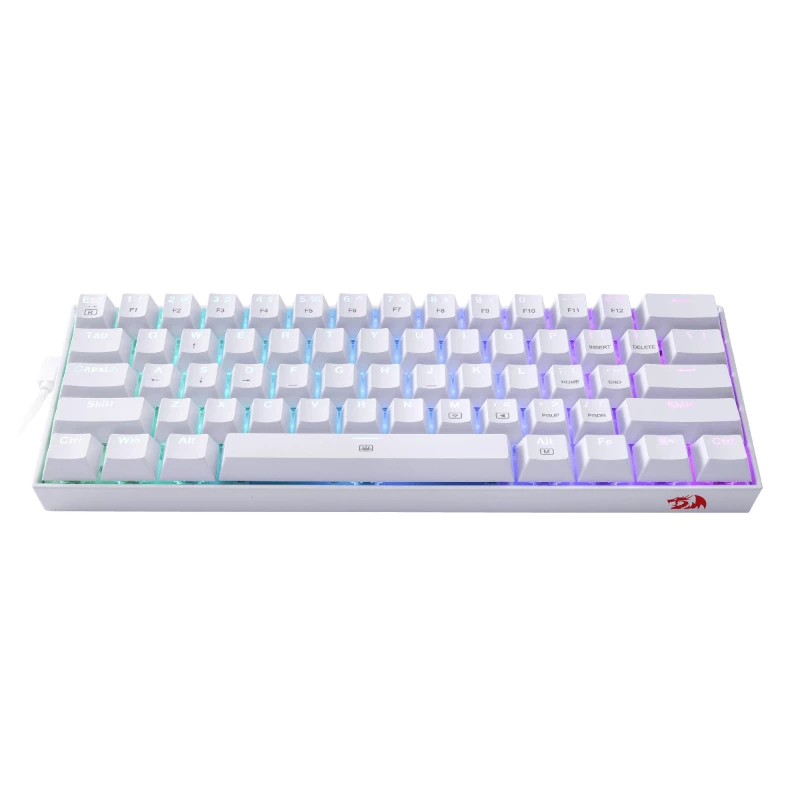 REDRAGON DRAGONBORN Przewodowa klawiatura mechaniczna RGB 67 klawiszy - Biała