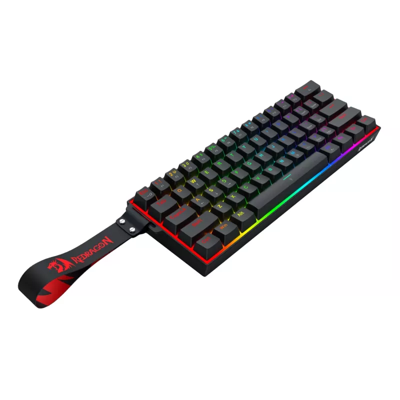 Redragon FIZZ Magnetic Plus 60% RGB klawiatura gamingowa - czarna