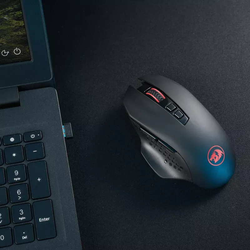 Redragon GAINER M656 Bezprzewodowa Mysz Gamingowa 4000DPI - Czarny