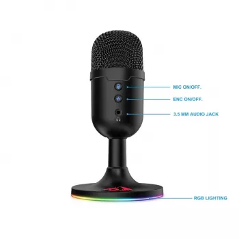 Redragon GM303 PULSAR Gaming Stream Mikrofon - Czarny