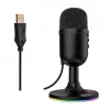 Redragon GM303 PULSAR Gaming Stream Mikrofon - Czarny