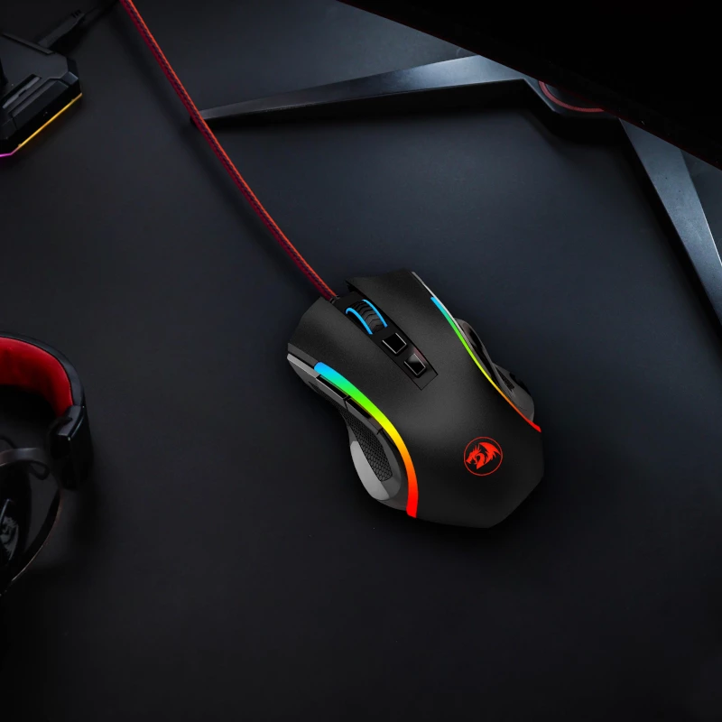 REDRAGON GRIFFIN 7200DPI Mysz gamingowa - Czarna