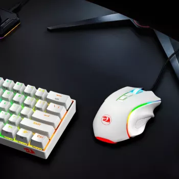 REDRAGON GRIFFIN 7200DPI Mysz Gamingowa - Biała