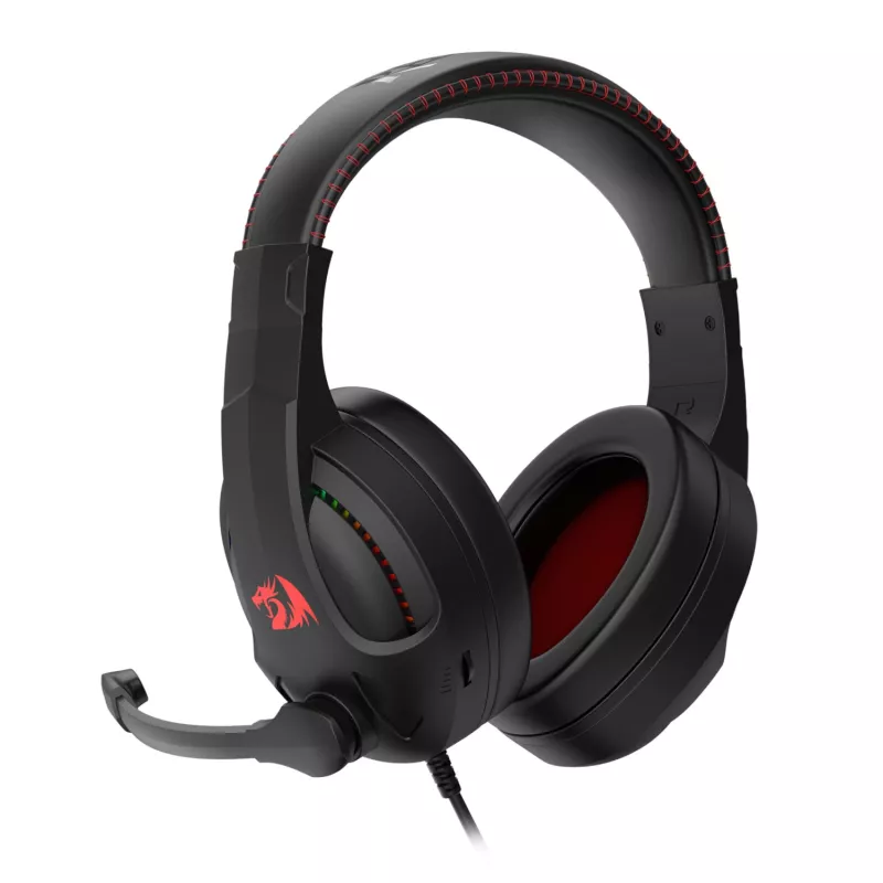 Redragon H211 CRONUS Virtual 7.1 Surround Sound RGB Wired Gaming Headset - Czarny