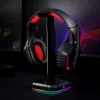 Redragon HA300 Scepter Pro RGB Stojak na słuchawki z 4-portowym hubem USB 2.0