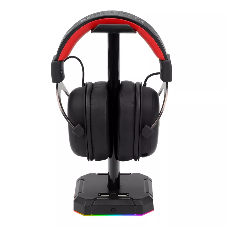 Redragon HA300 Scepter Pro RGB Stojak na słuchawki z 4-portowym hubem USB 2.0