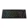REDRAGON Horus Mini Pro 61-klawiszowa bezprzewodowa klawiatura mechaniczna RGB Low Profile do gier - czarna (przełącznik czerwony)