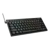 REDRAGON Horus Mini Pro 61-klawiszowa bezprzewodowa klawiatura mechaniczna RGB Low Profile do gier - czarna (przełącznik czerwony)